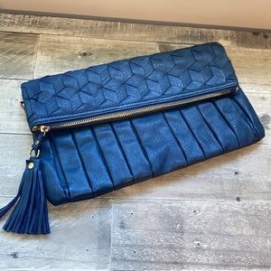 Urban Expressions Blue clutch/Crossbody